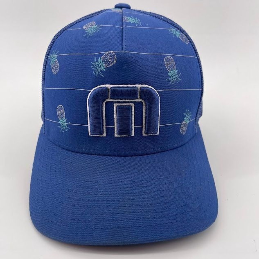 Travis Mathew Blue Pineapple Trucker Hat‎